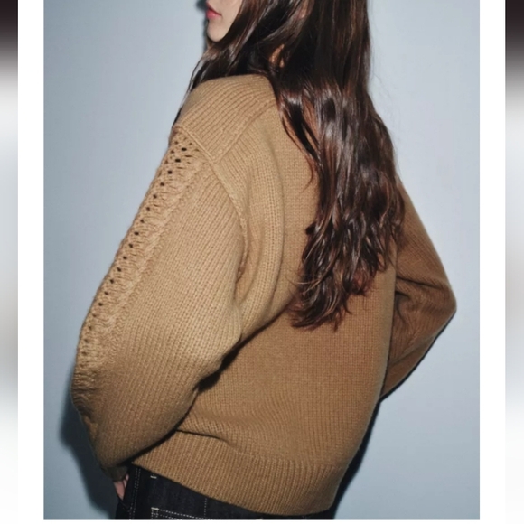 Zara 100% Wool  Sweater - Picture 4 of 7